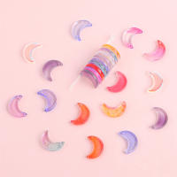 Alrededor De 50 Piezas De Cuentas De Luna De Vidrio Para DIY Joyería Accesorios Para Pulseras Y Collares Hechos a Mano - details 2