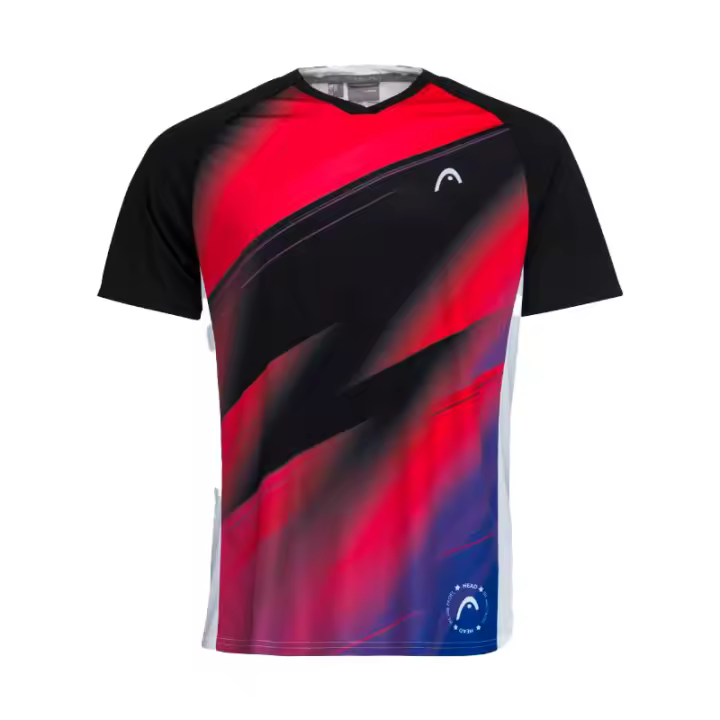 Camiseta Head Play Rojo Print Padel - 1