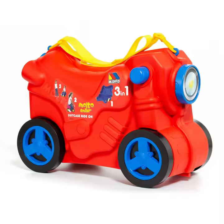 MOLTO Maleta infantil Molto Smiler Moto maleta Roja - 1