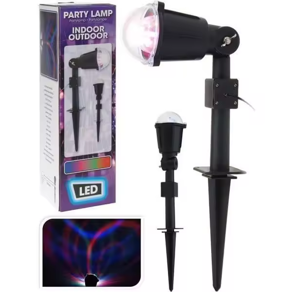 Koopman Pincho Lámpara LED Efecto Disco - Iluminación Portátil - 1