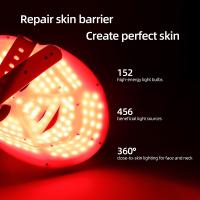 Máquina De Belleza Facial Y Cuello Sin Cable Con 7 Colores De Foton Máscara De Cuidado De Piel LED Rejuvenecimiento De La Piel Material Plástico - details 4