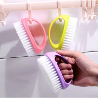 Cepillo De Limpieza Multifuncional Colorido Con Mango Ergonómico Y Pincel Antideslizante Ideal Para Baño Cocina Azulejos Piso - details 1