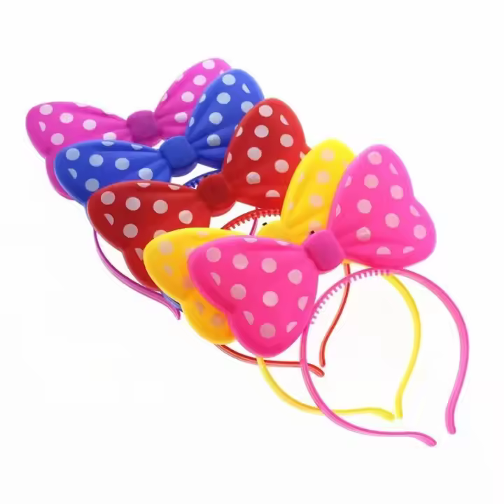 Diadema De Lujo Con LED Multicolor Para Mujer Diadema De Princesa Con Lazo Luminoso Para Fiesta De Boda Decoración De Fiesta - 1