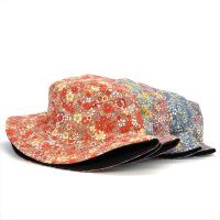 Sombrero De Buho De Panales Para Mujer 2024 Moda Impresión Floral Algodón Reversible Protección Solar Estilo Casual - details 4