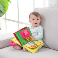 Libro De Tela Suave 3D Para Bebé Juguete Educativo Montessori Primera Edición Colorido Aprendizaje De Habilidades Básicas De La Vida Infantil - details 1