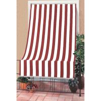 Toldo de rayas con flecos para balcón,ventana,Poliéster,Lavable,Con Anillas, Filtro solar, Disponible en varios tamaños y colores - details 3