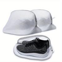 Bolsa De Lavar Ropa De Malla Con Cierre De Cremallera Para Zapatos Bolsa De Lavado De Zapatos Material DACRON Proveniente De China Continental - details 1