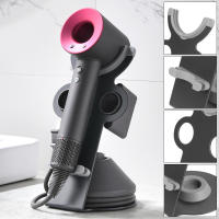 Organizador De Baño Portátil Con Soporte Magnético Super Potente Para Secador De Pelo Compatible Con Dyson Estante De Almacenamiento Metálico Sin Perforar - details 4