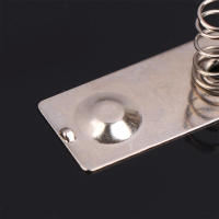 10pcs Placas De Contacto De Resorte Metálico Para Batería AA Tamaño 27*11.6mm Unidireccional Placa De Agujero De Plata - details 6
