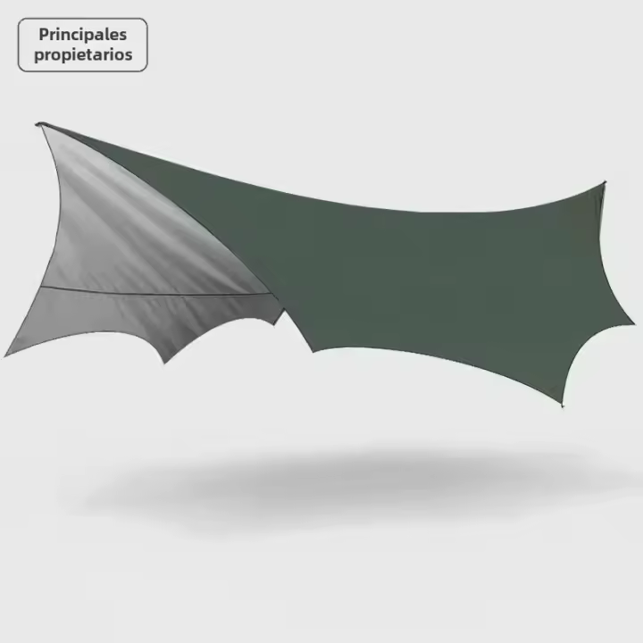 Carpa Grande De Camping 5.1x5.1m Impermeable Octagonal Mariposa Para Exterior Sombrilla Tienda De Sombra Playa Tourista Canopy - 1