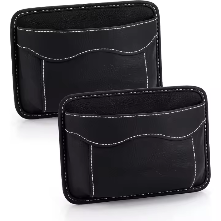 2 Organization Universales de Bolso lateral para Coche, de Piel Óptica, Bolsa de Bolso para coche - 1
