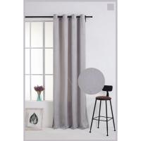 Cortinas de satén resistentes a las arrugas para decoración de fiesta, cortina tercio pelo con diseño ornamental de tipo abanico 150X260 cm poliéster.Color sólido para el hogar, sala de estar y dormitori - details 0