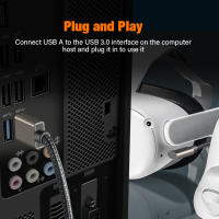Cable VR Link 5m Para Oculus Quest 3 2 Pico 4 PS5 Steam USB 3.2 Tipo C Carga Datos Cordón Compatible Con iPhone 15 pro Max Samsung Xiaomi - details 5