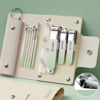 Juego Profesional De 10 Piezas De Tijeras Para Uñas Viajero Adecuado Para Manicura Y Pedicura Incluye Cuchara Para Oídos Kit De Aseo - details 10