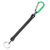 1PC Lanyard De Pesca Táctica Retráctil Con Resorte Elástico Portátil Para Camping Y Senderismo Cadena Antipérdida Para Teléfono Y Llaves Con Carabiner - details 13