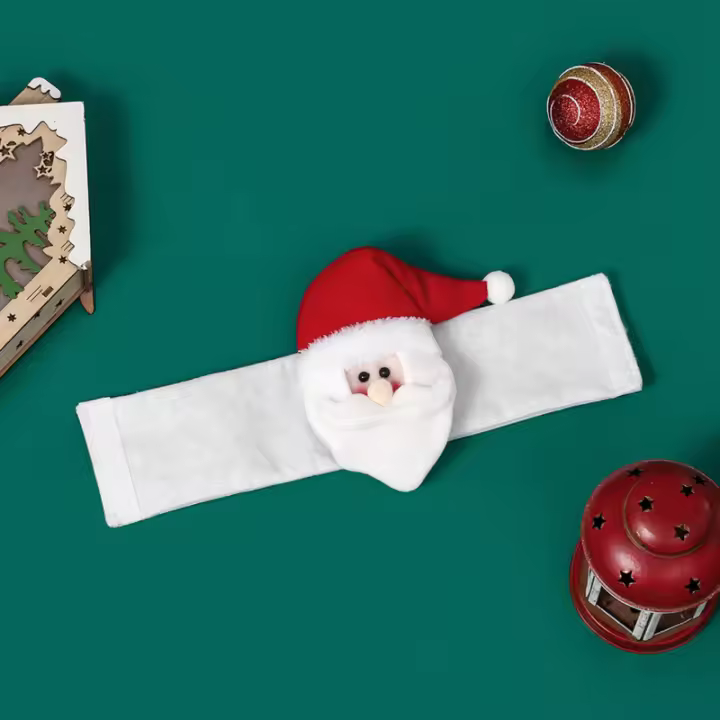 Gancho De Cortina Navideño Con Santa Y Payaso Decoración De Ventana Fijador Rápido Para Cortinas Adornos De Navidad - 1