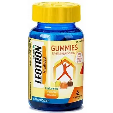 LEOTRON GUMMIES VITALIDAD SIN AZUCAR 60 CAP MASTICABLES - 1
