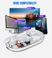 Teclado Y Ratón Plegables Bluetooth 5.1 Modos Doble Transparente Recargable Portátil Para Viajes Compatible Con Laptop - details 2