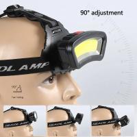 Lámpara Frontal LED KDULIT Potente Con Batería 18650 Mejor Para Camping Y Pesca Luz Torcha COB Impermeable Con Tres Modos De Iluminación - details 5