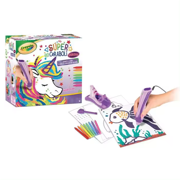 CRAYOLA SUPER CERABOLI CRAYOLA UNICORNIO NEON CRAYOLA 30x14x30 Cms. - 1