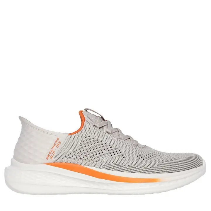 Cómoda  Deportiva hombre Skechers SLIP-INS SLADE - QUINTO en beig. Plantilla Memory Foam® Skechers Hands Free Slip-ins con Diseño talón Comfort Pillow cálzate sin manos Altura Tacón bajo (1-3 cm) Referencia 210810-SND - 1