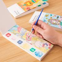 Libro De Coloreado Con Acuarela Para Niños De 12 Páginas Juguete Desarrollativo Para Regalos De Acción De Gracias Pascua Y Navidad - details 3