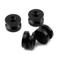 4pcs Soporte Universal Para Maletero De Motocicleta Aluminio Espaciadores Para Hebilla Y Base Placa De Plástico Para Casco Y Equipaje - details 1