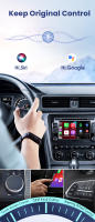 Adaptador Wireless Android Auto CarPlay 2En1 Para Coche Bluetooth 5.0 WIFI 2.4G+5G Compatible Con Honda Haval GMC Citroёn Audi Toyota Hyundai - details 3