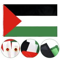Bandera De Palestina De Poliéster Para Decoración De Hogar Y Actividades Nacionales Tamaño Variado 250*150 Cm 150*90 Cm 90*60 Cm 14*21 Cm - details 5