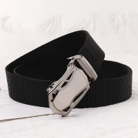 Cinturón Para Hombre Con Hebilla Automática De Moda Durable Y Secado Rápido Para Deportes Al Aire Libre 3.5cm Material Plástico Y Lona - details 1