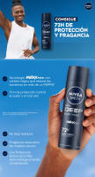NIVEA MEN Pack ahorro - Deep Carbón Negro Dry & Clean Spray, Desodorante para hombre 150ml x 6 unidades - details 0