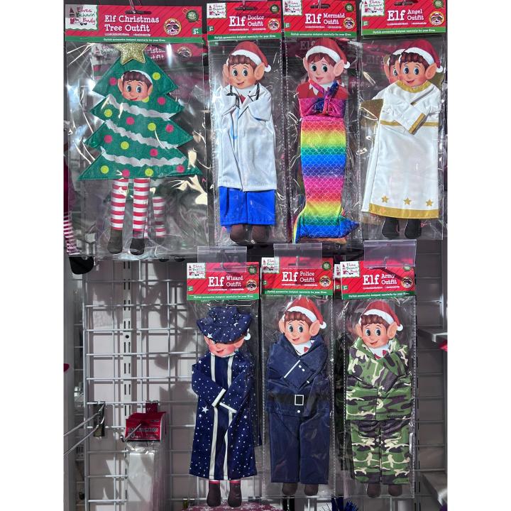 YUMO HOUSE - Traje Disfraz para Elfo travieso 30cm, Árbol, Médico, Sirena, Ángel, Mago, Policía, Camuflaje militar, Envío desde España