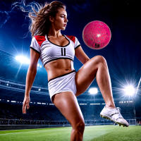 Bola De Fútbol Tradicional Tamaño 5 Para Niñas Con Amplia Gama De Aplicaciones Elasticidad Rubérica Bola De Fútbol PVC Inflable - details 3