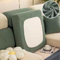 Funda De Sofá Elástica Gruesa En Color Sólido Protector De Muebles Para Sala De Estar Funda De Cojín De Sofá Desmontable - details 1