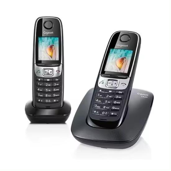 Gigaset C620 Duo 2 teléfonos, batería de larga duración, SMS, gran pantalla a color - 1
