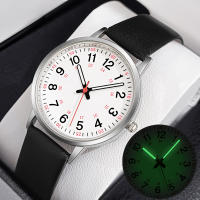 Reloj De Mujer Elegante De Cuarzo Con Correa De Cuero PU Reloj De Pulsera Para Damas Reloj De Moda Con Luz Trasera - details 0