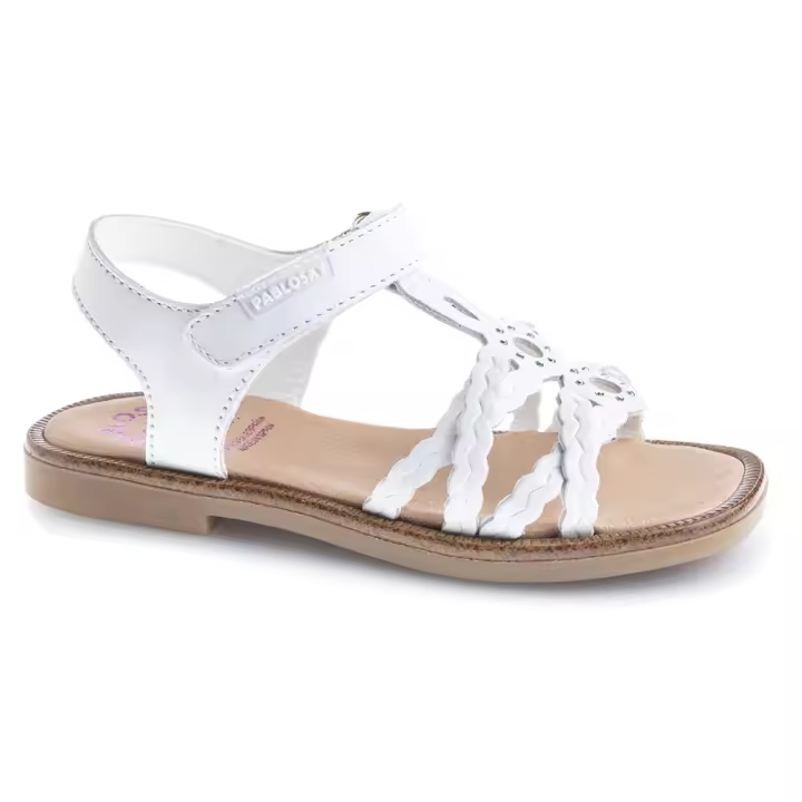 Sandalias marca Pablosky para niñas en color blanco - 1