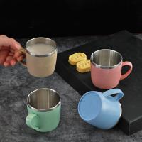 Vaso De Acero Inoxidable Para Bebidas Té Y Café Resistente Al Calor Y Caídas Vaso Pequeño Para Agua Elemento De Trigo De La Casa - details 1
