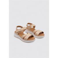 Sandra Fontán LEDA Sandalia Con Cuña Mujer Beige - details 0