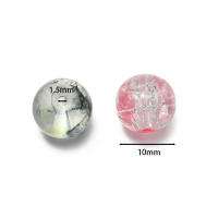 30pcs Huesos De Cristal De Colores Mixtos 10mm 4 Estilos Bolas Redondas Para Pulseras Collares Aretes Accesorios De Joyería - details 1