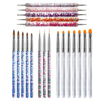 Juego De Pinceles Para Acrylic Nails Arte De Uñas Decoración Dibujando Herramientas De Manicura Diseño De Uñas Accesorios De Maquillaje - details 0