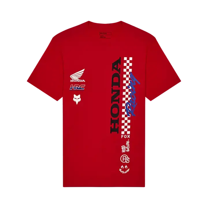 Camiseta Fox Honda Ss Red - 1
