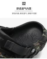 Sandalias De Verano Para Hombre Clogs Cómodas Para El Hogar Y Jardín Antideslizantes Suave Bajo La Plantilla Tamaño Grande 46 47 - details 6