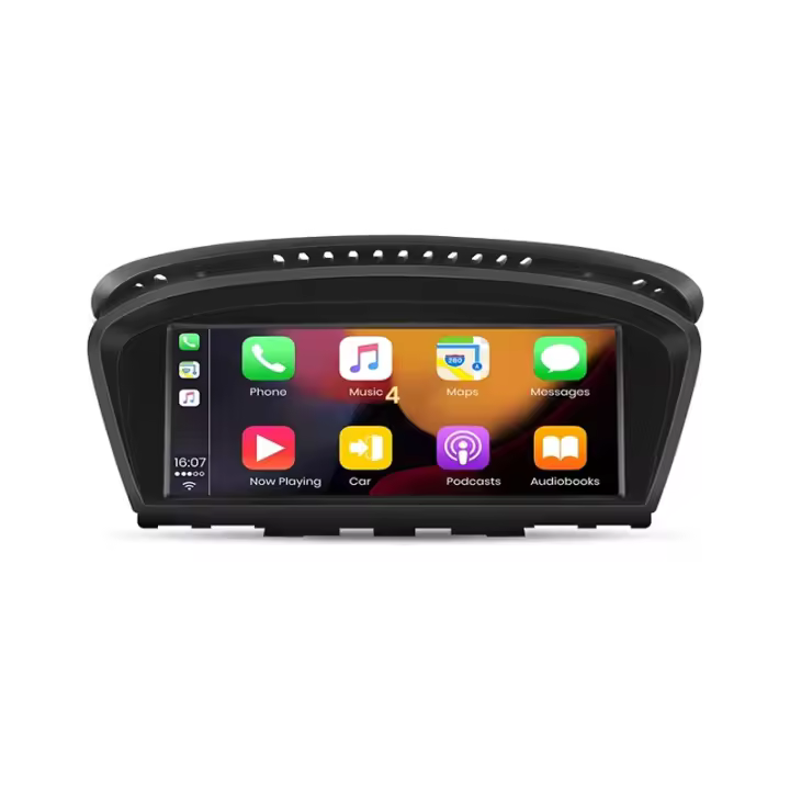 Junsun Radio para coche Junsun con CarPlay inalámbrico y Android Auto para BMW Serie 5 E60 E61 E63 E64 E90 E91 E92 GPS multimedia 2din Autoradio - 1