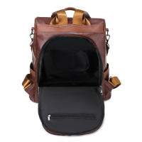 Nueva Mochila Para Mujer 2024 De Cuero Suave De Alta Calidad Diseño Simple Y Moderno Gran Capacidad Antirrobo Con Hombros - details 20