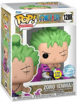 Funko Roronoa  Zoro Emma One Piece GITD Exclusivo 1288 Special Edition Brilla en la Oscuridad anime figura - details 2