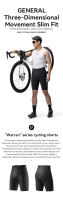 ROCKBROS Shorts De Ciclismo Para Verano Transpirables Con Esponja 3D Absorción De Choque MTB Shorts De Bicicleta De Carretera Para Hombres - details 0