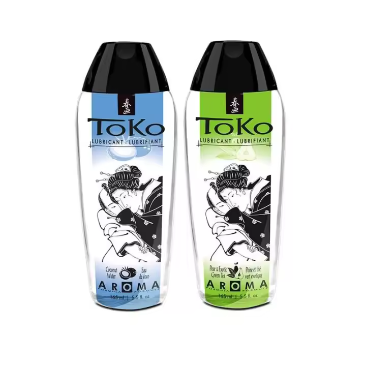 INCIENSOSHOP - Pack 2 unidades de lubricante de Coco y pera con té verde TOKO de SHUNGA en unidades de 165ml - 1
