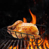 Soporte Antideslizante Para Carne a La Parrilla No Pegajoso Herramienta De Barbacoa Para Grill Y Rotisserie Accesorio Para Hogar Y Camping - details 4