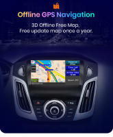 AWESAFE inalámbrico CarPlay Android Auto Radio para Ford Focus 3 MK3 2010 2011 2012 2013 2014 2015 2016 2017 2018 2019 coche reproductor multimedia GPS 2 din autoradio volante controles RDS Bluetooth - details 9